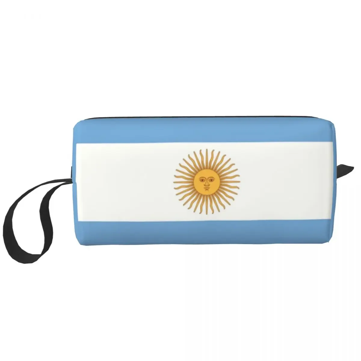

Дорожный флаг Аргентины, сумка для туалетных принадлежностей, Kawaii, косметический Органайзер для макияжа для женщин, косметичка, сумки для хранения, набор Dopp, женская коробка