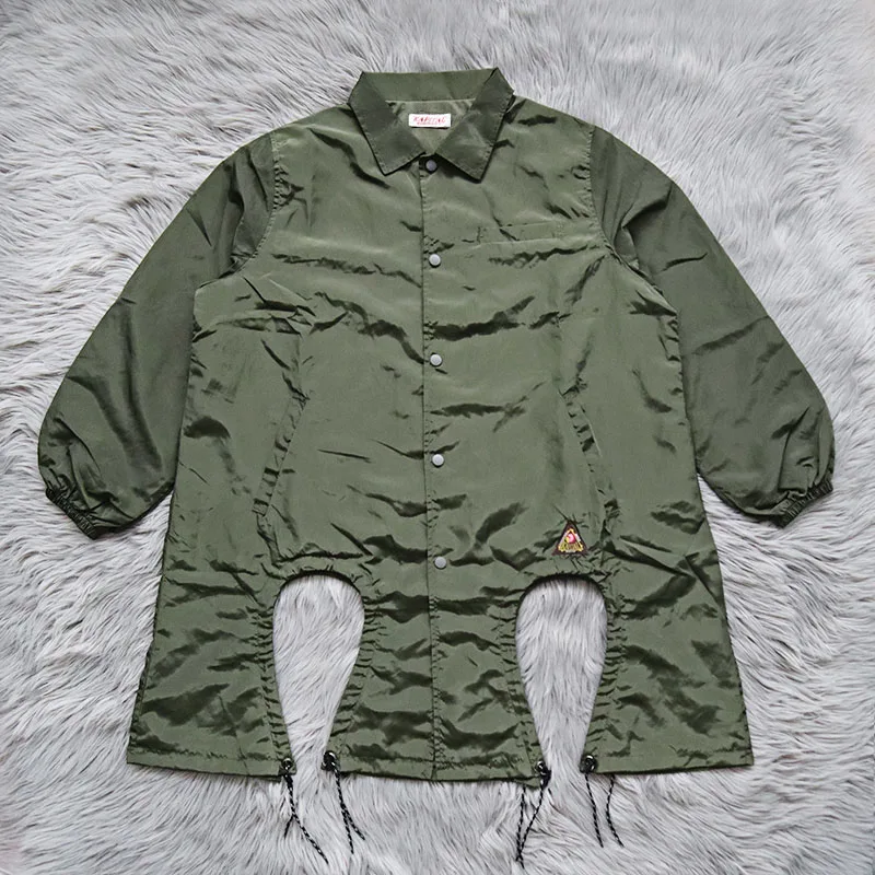 

Куртка с вышивкой KAPITAL, ветровка средней длины с нейлоновой каймой для мужчин и женщин, пальто с вырезами 1:1