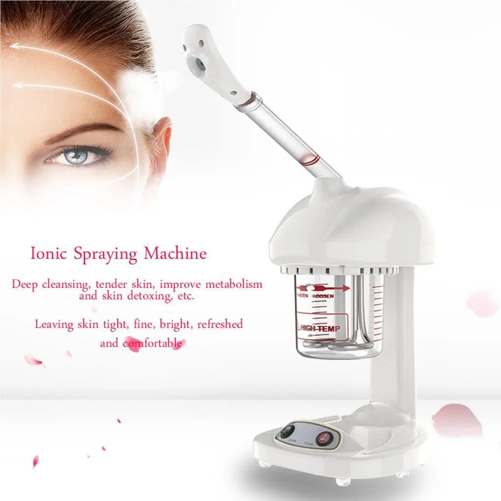 Advanced Ionic Spraying Machine Facial Steamer Salon Spa Ozone Steaming Skin Care Machine Nano Mist Sprayer  Face Steamer