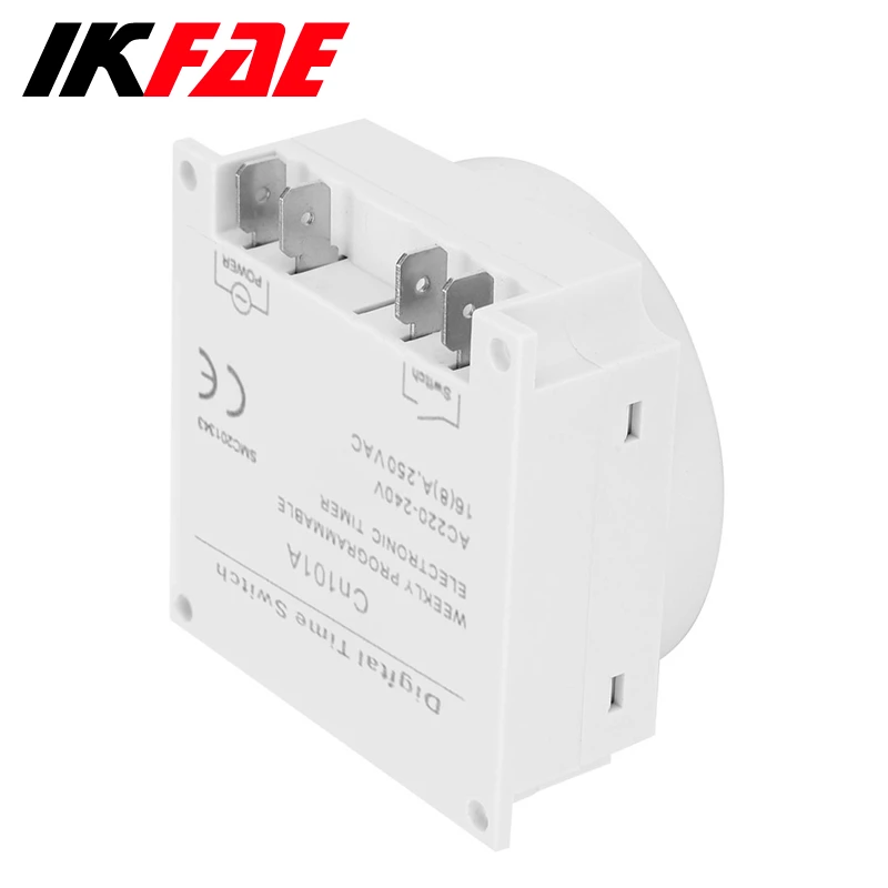 Программируемое реле времени с цифровым ЖК-дисплеем 220 В 110 24 в 12 CN101A 16A CN101