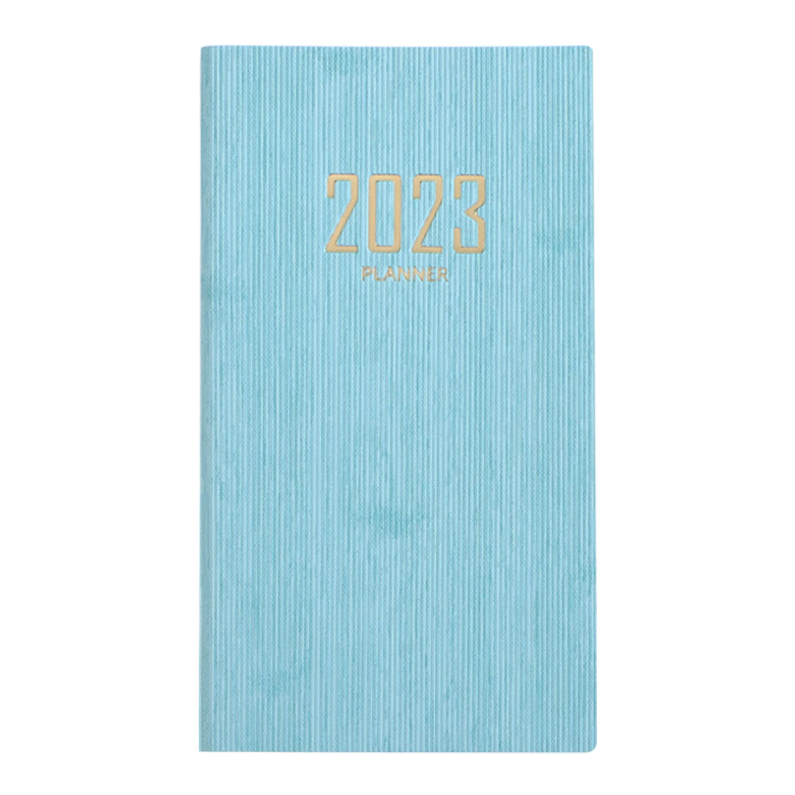 

A6 Home Office Portable Planner Book 120 Pages Christmas Daily Schedule Leather Cover Gift Pocket Diary Calendar Week To View