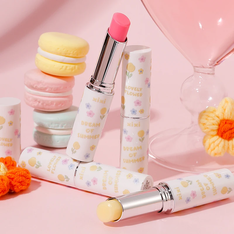 

Hydrating Lip Balm Nourishing Moist Color Changing Lipstick Natural Plant Lip Care Repairing Long Lasting Brighten Lip Color