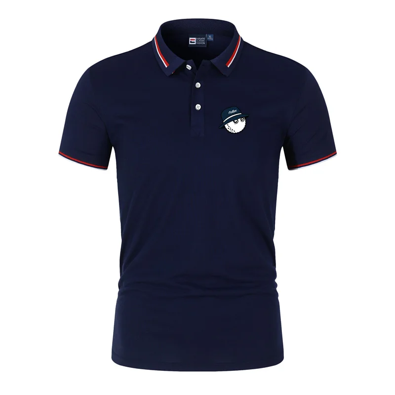 Malbon Golf Wear for Men's T-shirt Summer Men's Golf Shirt Quick-drying Breathable Polo Short Sleeve High Quality Tops