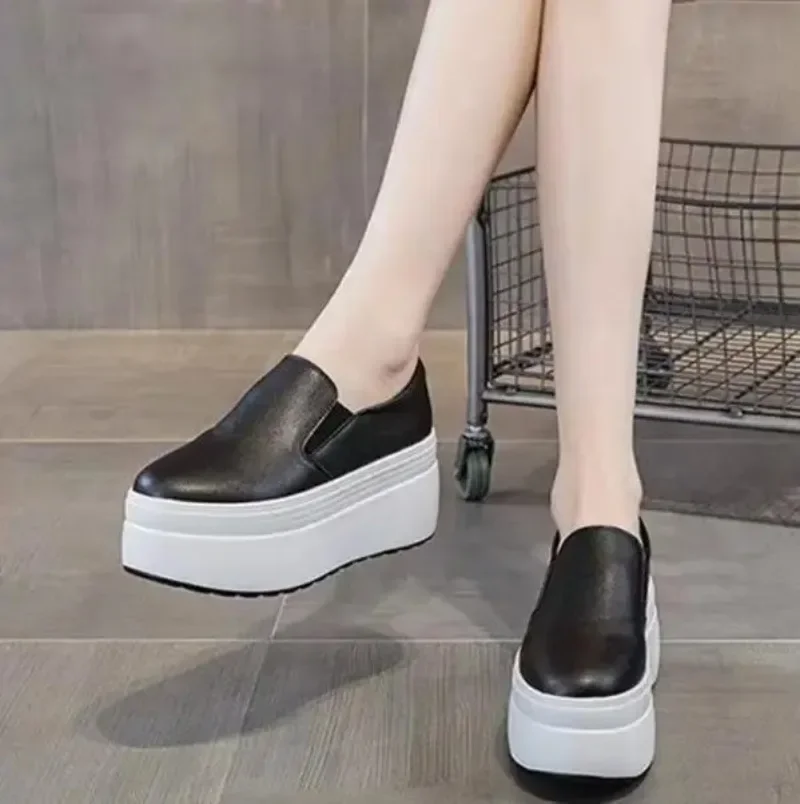 Женские туфли без шнуровки Повседневные слипоны дышащие удобные лоферы цвет