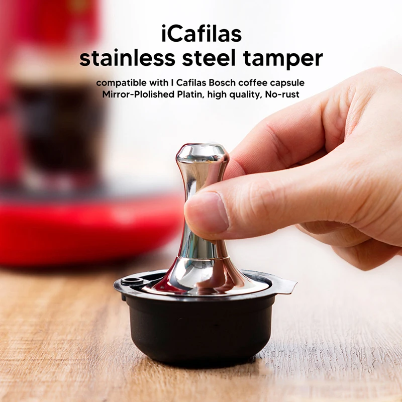 

Быстросохнущий стальной пресс Es press o 51 мм для кофейного порошка, аксессуары для капсул Bosch