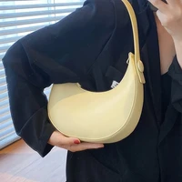 saddle small shoulder bags underarm handbags for trends 2022 fashion brand luxury designer short handle semicircular ladies purs