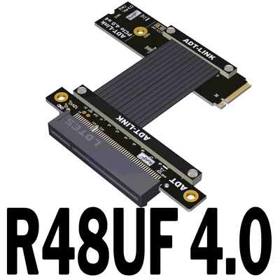 

PCIe x8 extension cable supports NVMe SSD interface PCIE 4.0x4 full-speed ADT