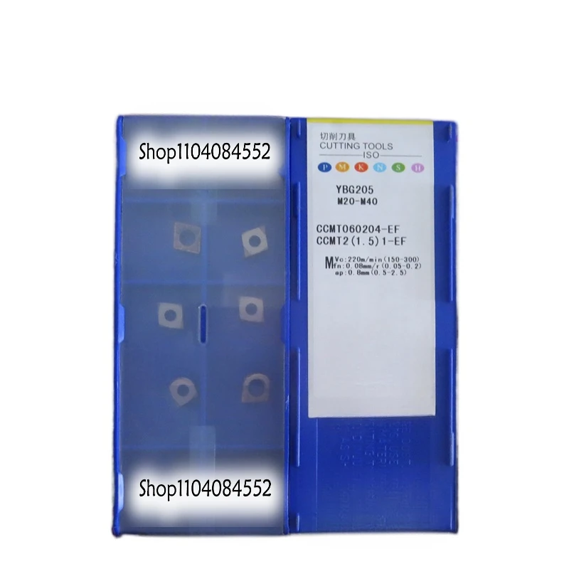 Оригинальный нож с ЧПУ YBG202 YBG205 YBM153 YBG102 CCMT060202 CCMT060204-EF фоторезак CCMT 060202 060204