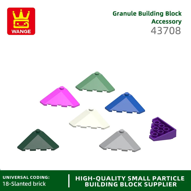 Wange49 Самоблокирующиеся кирпичи Пластиковые строительные блоки для детей