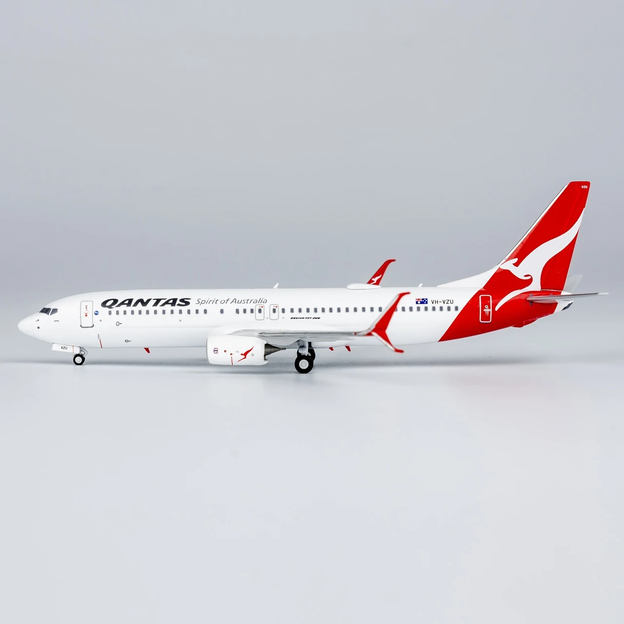 Коллекционный самолёт из сплава 58236 подарок NG модель 1:400 Qantas Airlines Боинг литый под