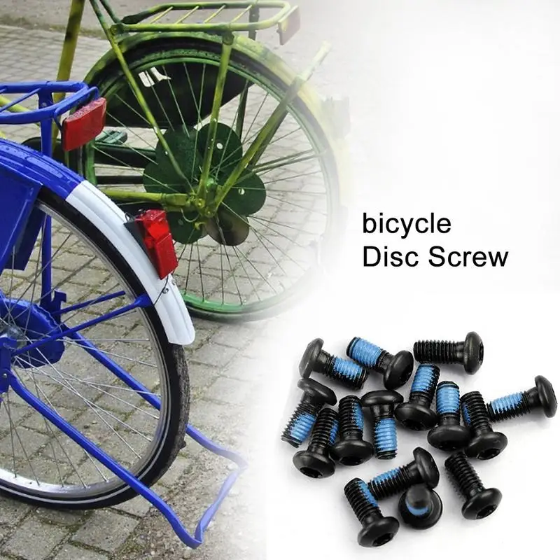 

12PCS Colorful Bicycle Disc Brake Rotor Torx Bolts T25 Bike Alloy Steel Disc Brake Rotor Fixing Screws Cycling Accessories