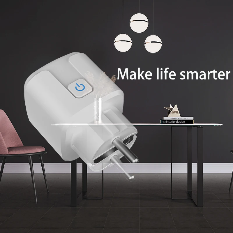 Умная розетка Tuya ZigBee с Wi-Fi монитором питания голосовым управлением таймером