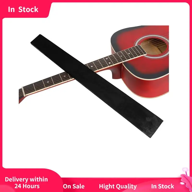 

53.5cm African Ebony Fingerboard Fretboard Inlay Shell For Acoustic Electric Classical Guitar Semi-finished Fingerboard Material