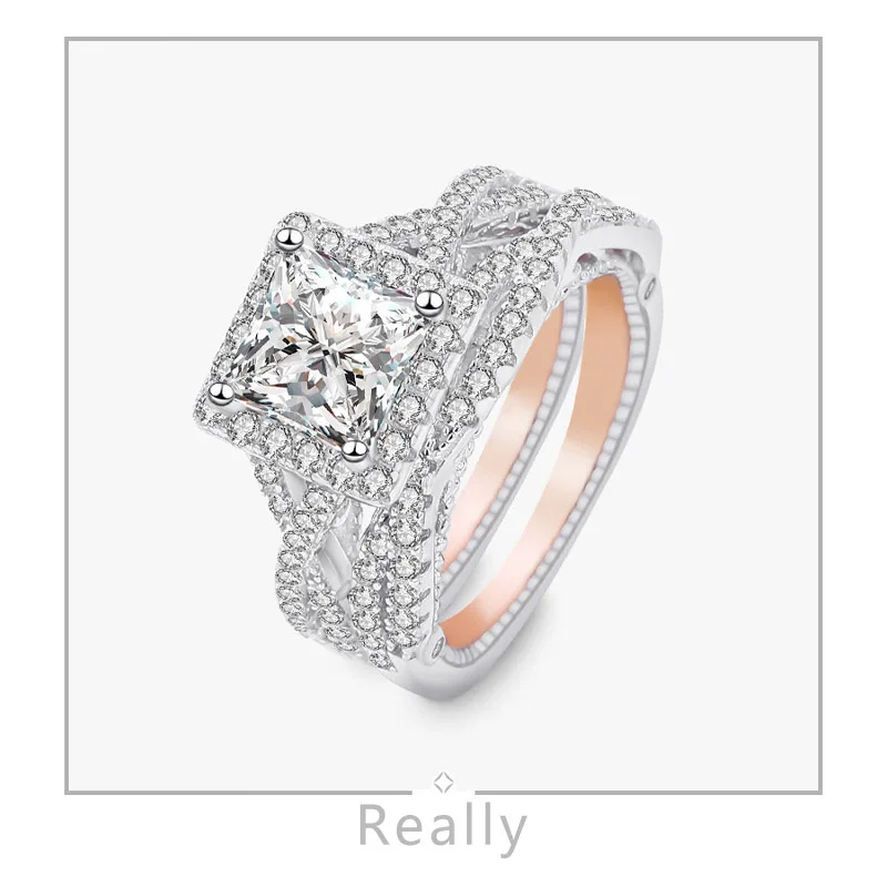 

Женское кольцо из серебра 2023 пробы с фианитами