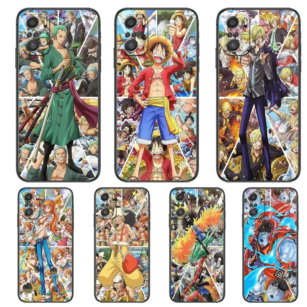 

2022 One Piece Exquisite Phone Case For xiaomi mi 11 Lite pro Ultra 10s 9 8 MIX 4 FOLD 10T 5g Black Cover Silicone Back Prett