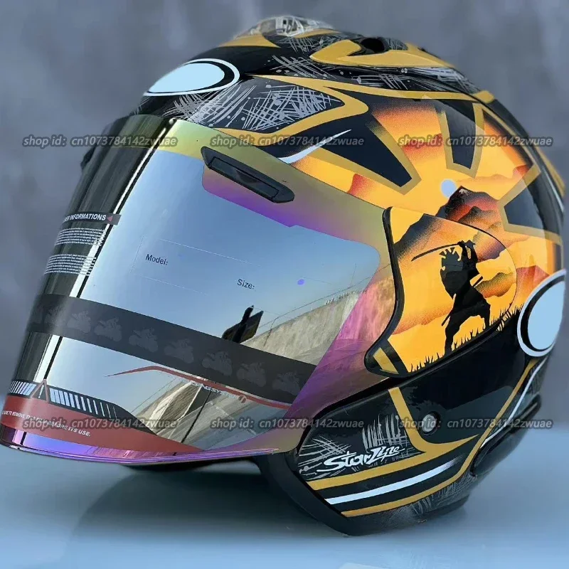 Ram3 Pedrosa самурайский полушлем для мужчин и женщин мотоциклетный внедорожный