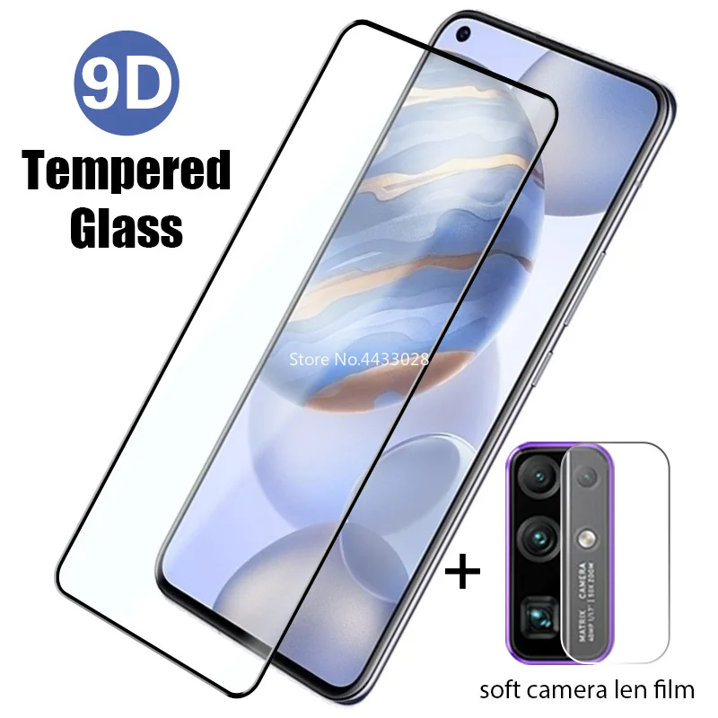 

9D Full Tempered Glass for Honor 10 9 10X 20 30 9X Lite Pro Camera Lens Screen Protector on Honor X10 8S 9S 10i 20e 30i 20i Film