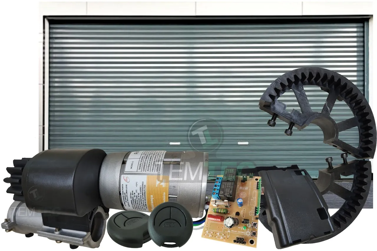 

MOTOR PORTA DE ENROLAR 10 sqm 110/127V or 220V Qualidade Prime