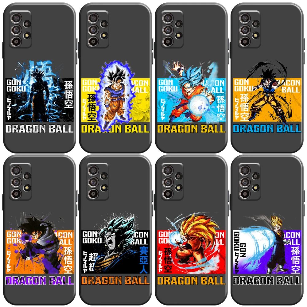 

Japanese Dragon Ball Anime Phone Case For Samsung Galaxy A32 4G 5G A51 4G 5G A71 A72 4G 5G Soft Back Black Coque Carcasa