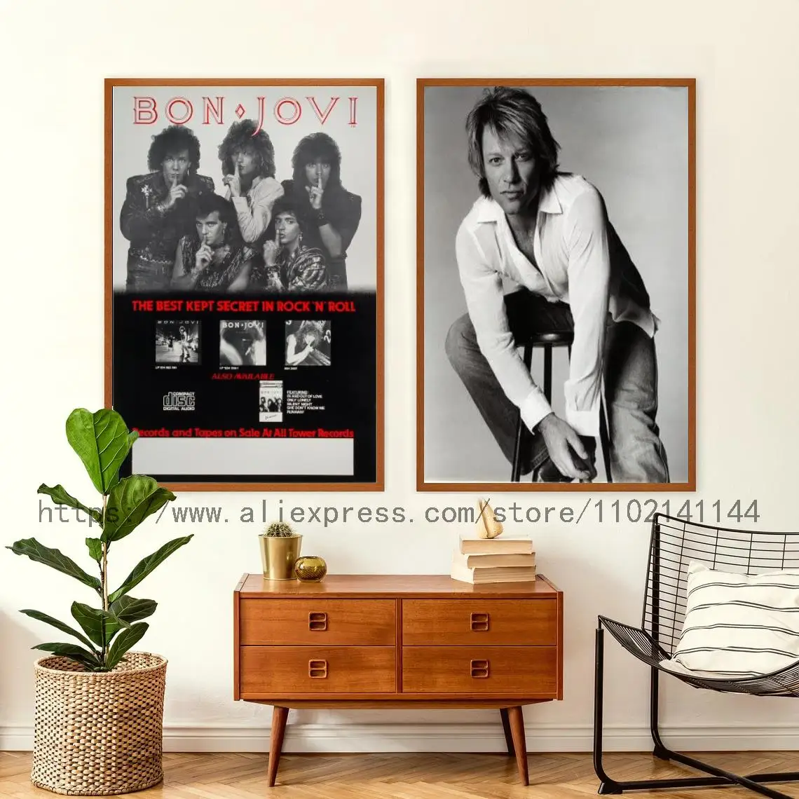 

Bon Jovi Band Decoration Art Poster Wall Art Personalized Gift Modern Family bedroom Decor Canvas Posters