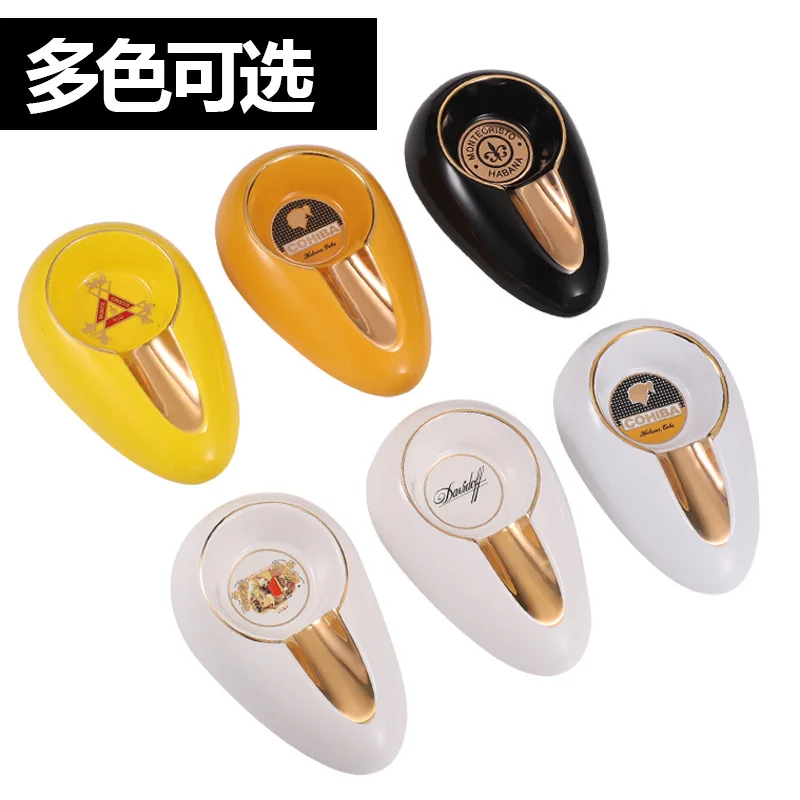 

Classic ceramic cigar ashtray creative single portable cigar ashtray household cigar ashtrays