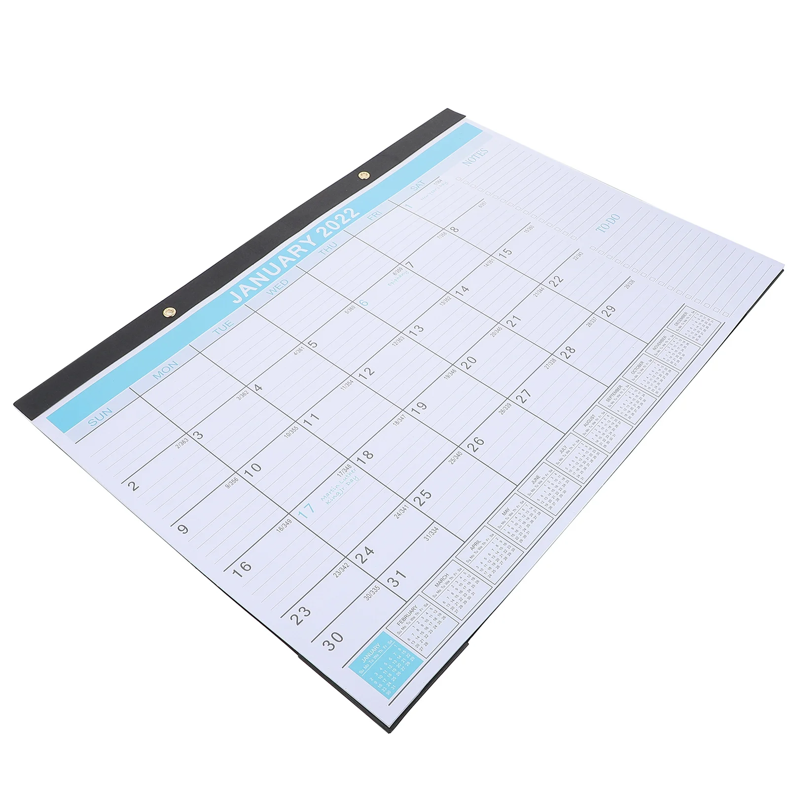 

1pc Simple Durable Convenient Creative 18 Months Calendar English Calendar for Home