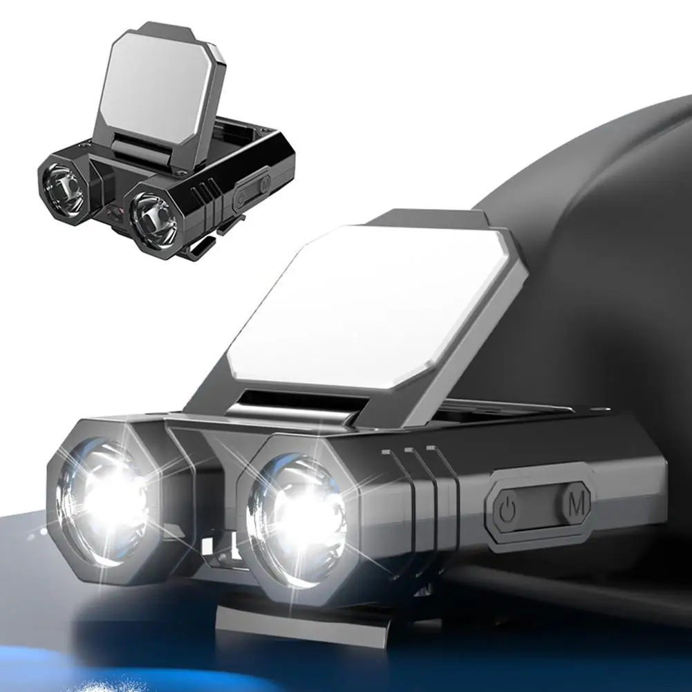 

Multi-function Adjustable Led Headlamp Head-mounted Flashlight Torch Work Light With Power Indicator Light