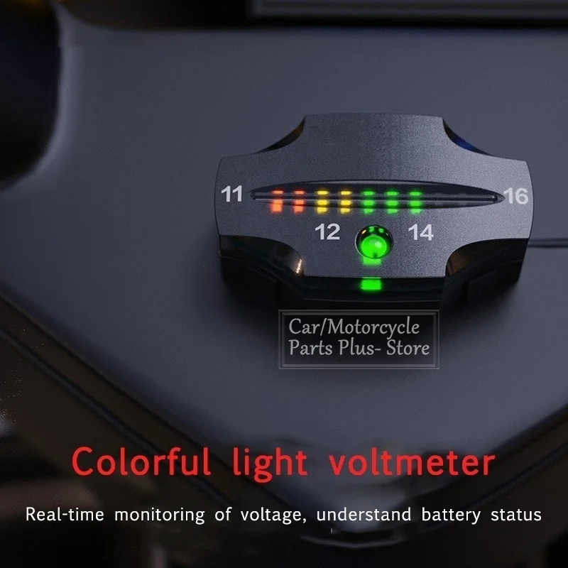 Светодиодный трехцветный индикатор светильник цифровая панель вольтметр
