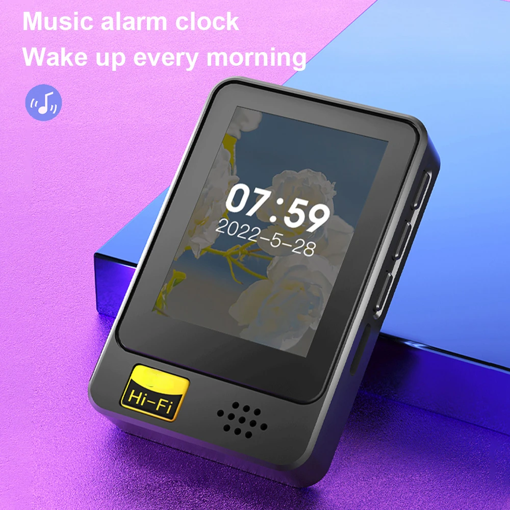 Фото MP3-плеер с 1,77-дюймовым сенсорным экраном, мини-проигрыватель для студентов, для чтения электронных книг, со встроенным динамиком, поддержкой воспроизведения видео MP4 и электронных книг. №3