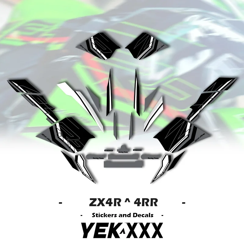 Наклейка-обтекатель для мотоцикла оригинальная стильная наклейка Kawasaki Ninja ZX4R ZX4RR