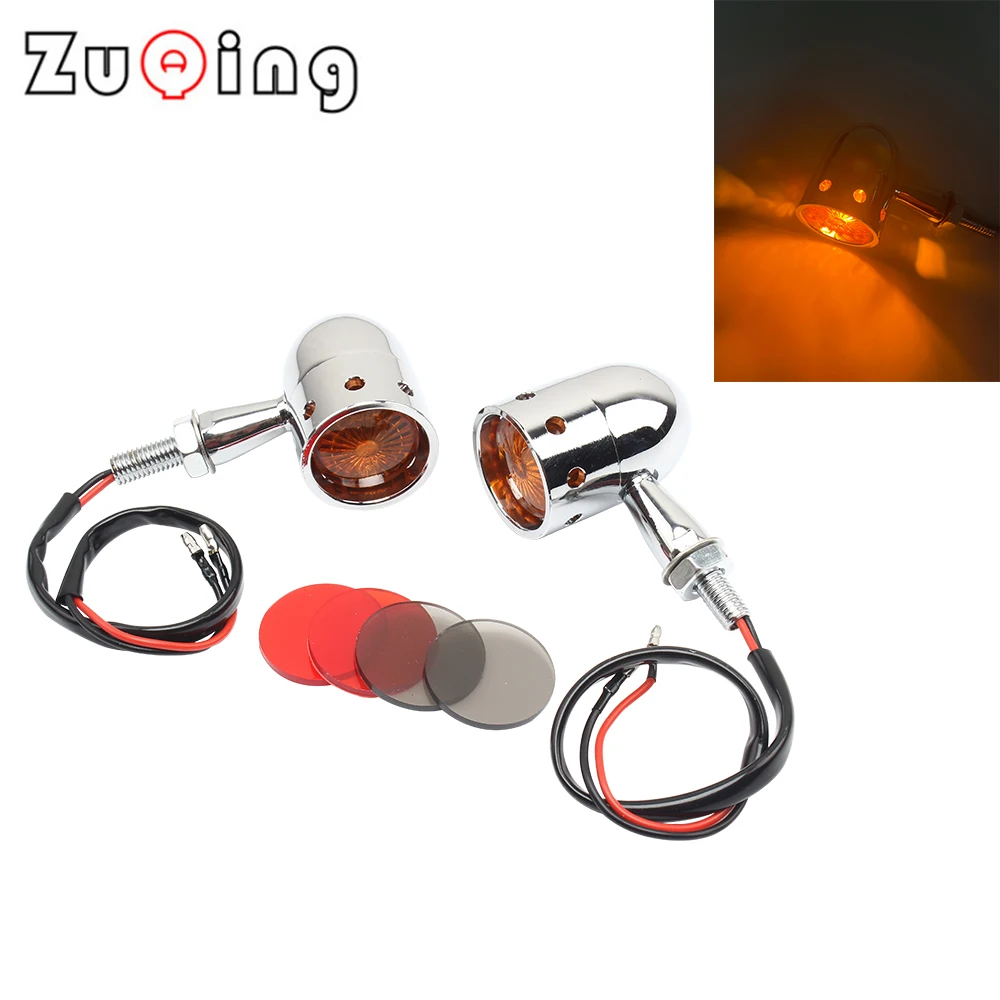 

New Motorcycle Turn Signal Universal Modified Motorcycle LED Indicator Zinc Alloy Turn Signal Led Light off-road Motorcycle