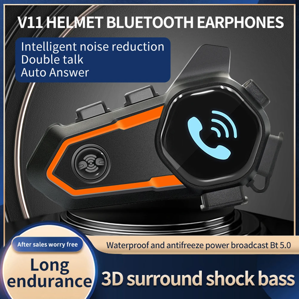 

Motorcycle Helmet Headset Wireless Hands-free Call Phone Kit Motorcycle Waterproof Bluetooth Earphone MP3 Music Player Speaker