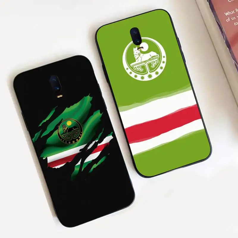 

Chechnya flag Phone Case For Oppo Reno Realme C3 6Pro Cover For vivo Y91C Y17 Y19 Funda Capa
