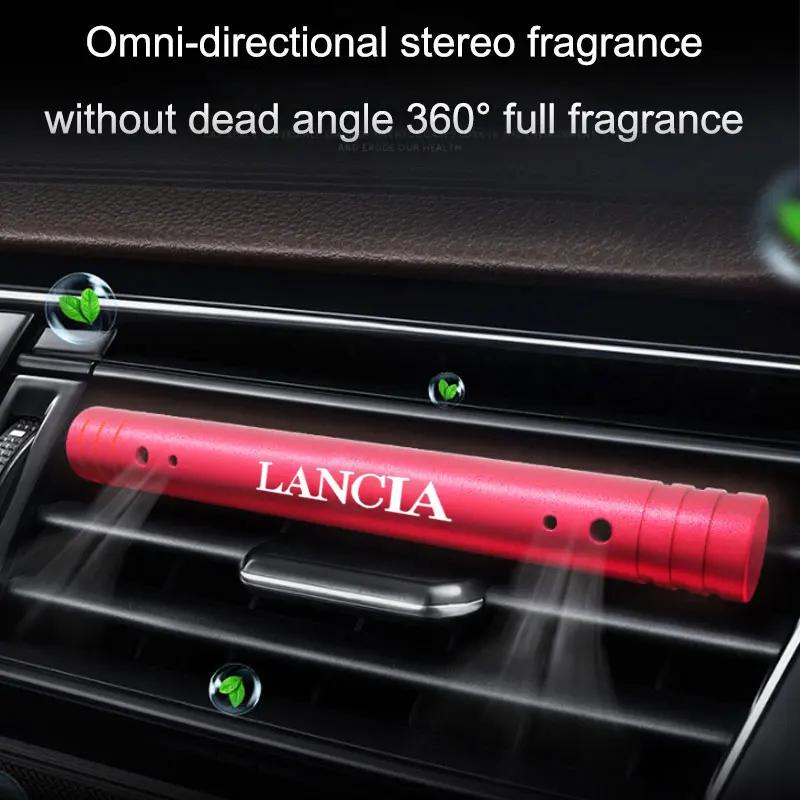 

Car Fragrance Custom Vent Clip Cylindrical Diffuser Deodorant for Lancia ypsilon delta nera thema STRATOS Y Phedra Accessories