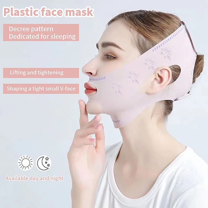 

Face V Shaper Facial Slimming Bandage Relaxation Lift Up Belt Shape Lift Reduce Double Chin Face Thining Band Massage Hot Sale