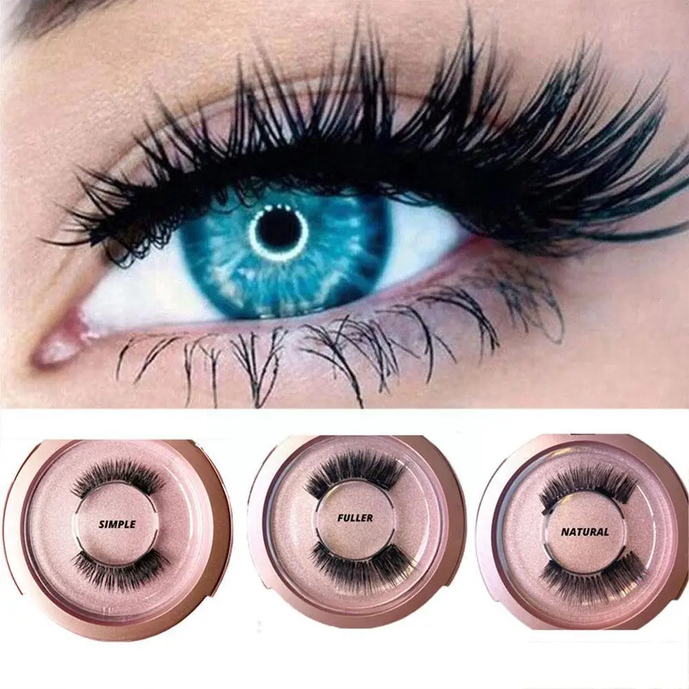 

For Women 3D Faux Mink Magnetic Lashes Wispy Magnetic Lash False Tweezer Makeup Wholesal And Glue With EyeLiner Eyelash Sui W4Z4