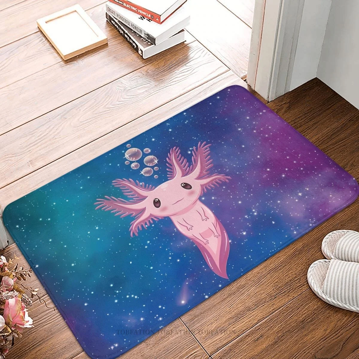 

Axolotl Bathroom Non-Slip Carpet Astrolotl Bedroom Mat Entrance Door Doormat Home Decor Rug