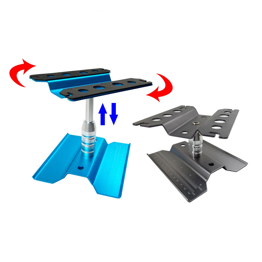 

Metal Repair Station Work Stand Assembly Platform for 1/10 1/8 RC Car Traxxas TRX-4 Axial SCX10 90046 D90 RC Crawler Tamiya HSP