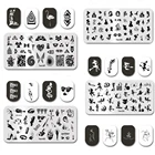 1 шт., трафареты из нержавеющей стали для маникюра, 6 х1 см