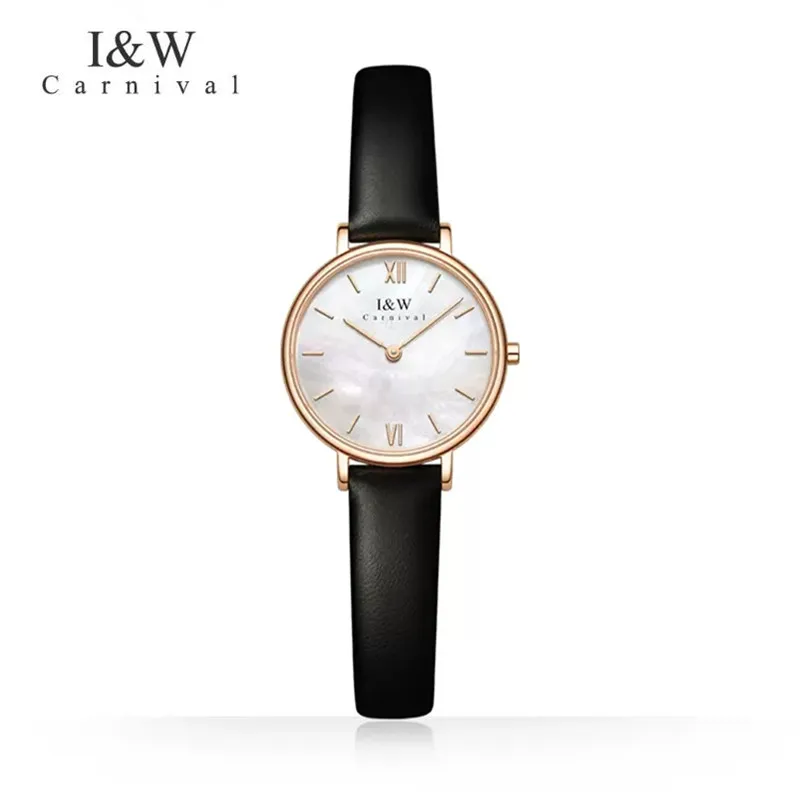 CARNIVAL Brand Fashion Watch For Women Ladies Luxury Quartz Wrist Watch 30m Waterproof Sapphire 6mm Ultra Thin 2023 Reloj Mujer