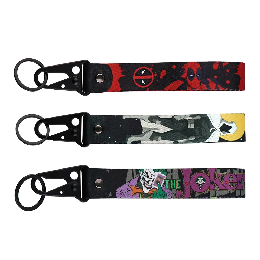

Funny Movie Character Phone Strap Key Car Key Ring Keyring Lanyard for ID Card Holder Hang Rope Keychain Lariat Accessories Gift
