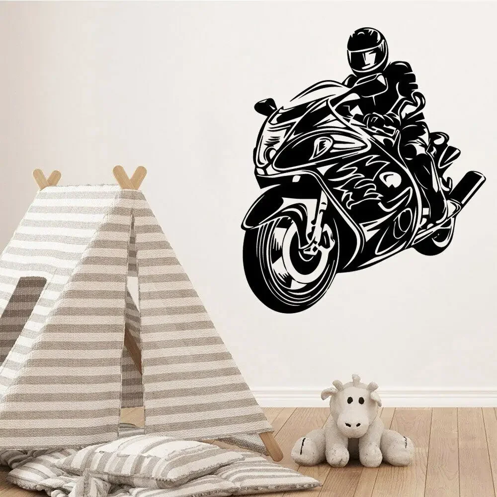 Наклейка на стену с изображением Райдера самоклеящаяся виниловая водостойкая