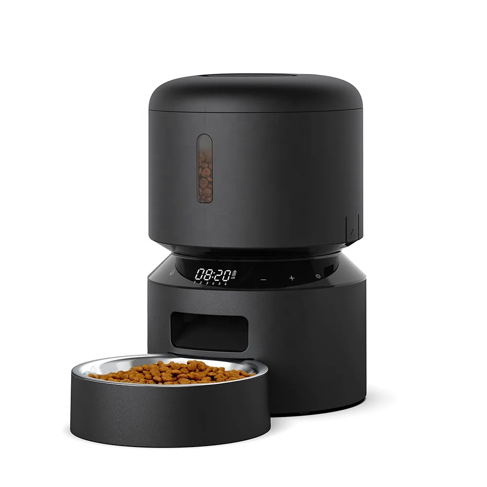 

3L 5L Auto Pet Time Feeder Double Bowls Automatic Cat Safe Feeder Food Dispenser for Two Cats and Dogs