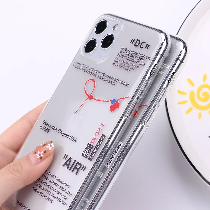 hot off sports shoes brand phone case for iphone 13 12 11pro max x xs max xr 7 8plus sneakers ins white label soft tpu cover free global shipping