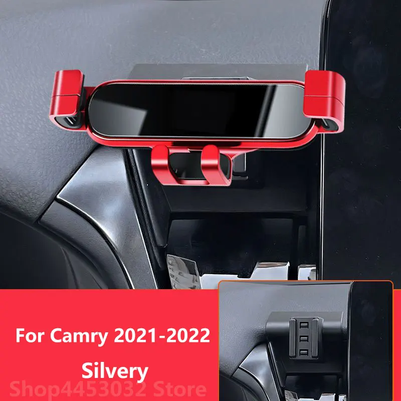 

For Toyota Camry 2022 2021 2020 2019 2018 Car Mobile Phone Holder 360 Degree Rotation Special Bracket Clamping Accessories