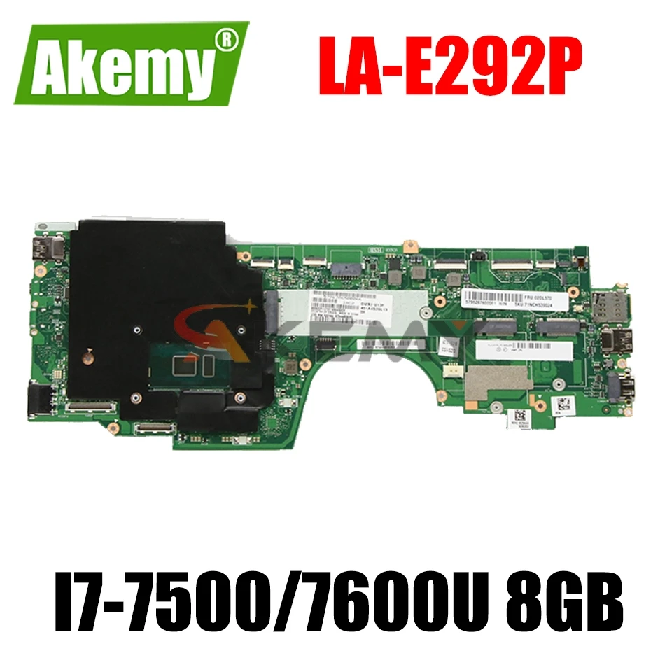 

FRU 01HY153 01HY155 CIZS3 LA-E292P For Lenovo ThinkPad Yoga 370 laptop motherboard W/ I7-7500/7600U 8GB RAM 100% fully tested