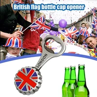 multifunctional british flag london bottle opener beer bottle cap shape portable bar kitchen tool accessory fridge magnet decor