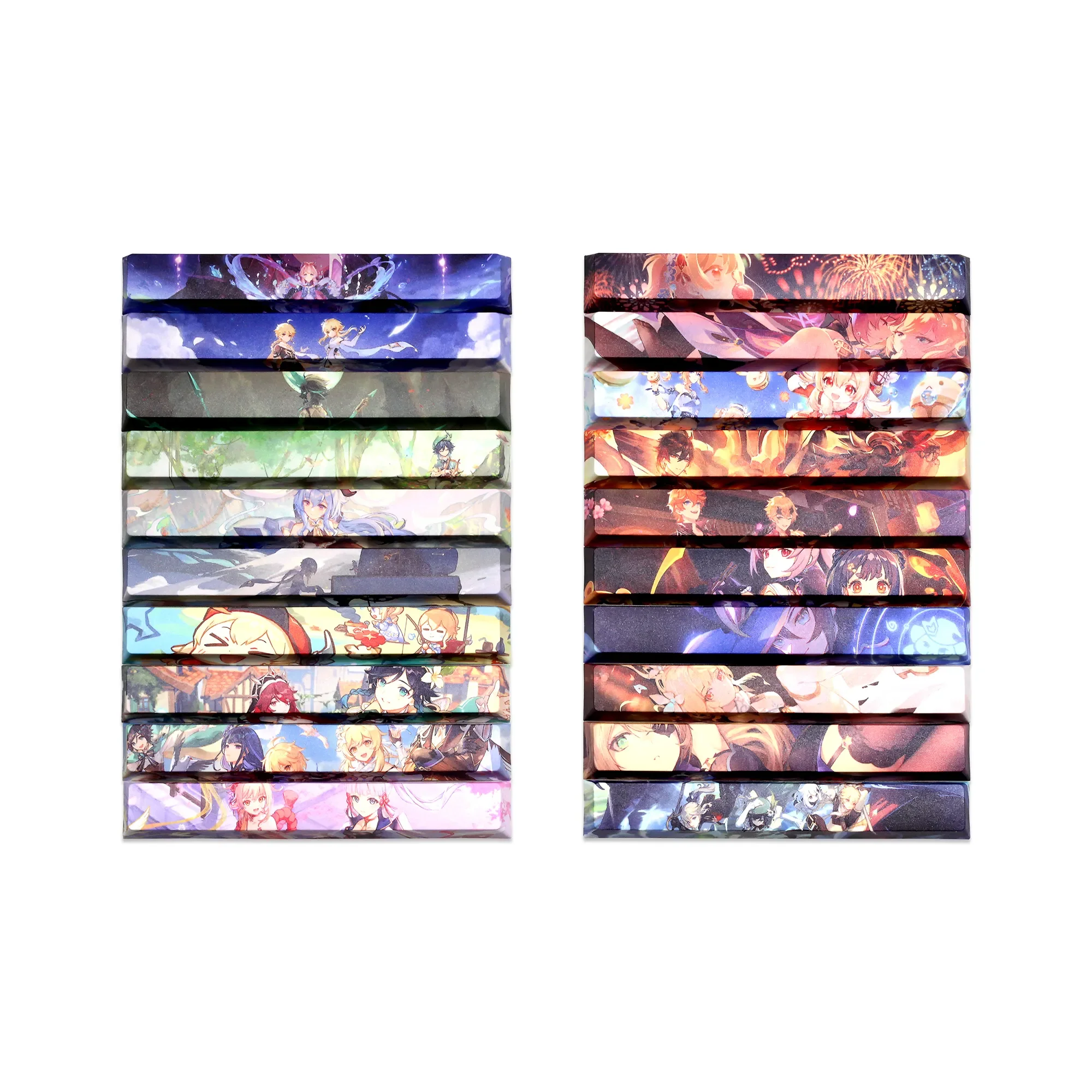 

2022 trend Sub Keycap 6.25u spacebar pbt for mechanical keyboard Genshin Impression for standard 6.25u Mechanical Keyboard