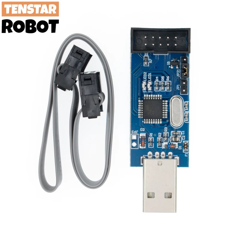 USBASP USBISP AVR программатор USB ISP ASP ATMEGA8 ATMEGA128 с поддержкой Win7 64K