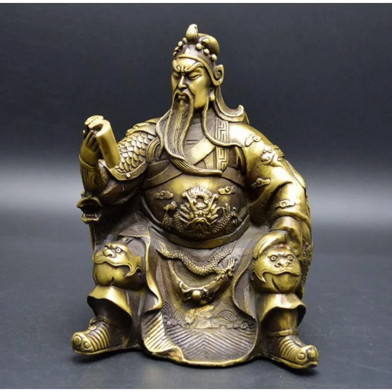 

Медная статуя, латунные книги, император Гуань, Император Ву, Бог богатства, домашний стол, ювелирный подарок